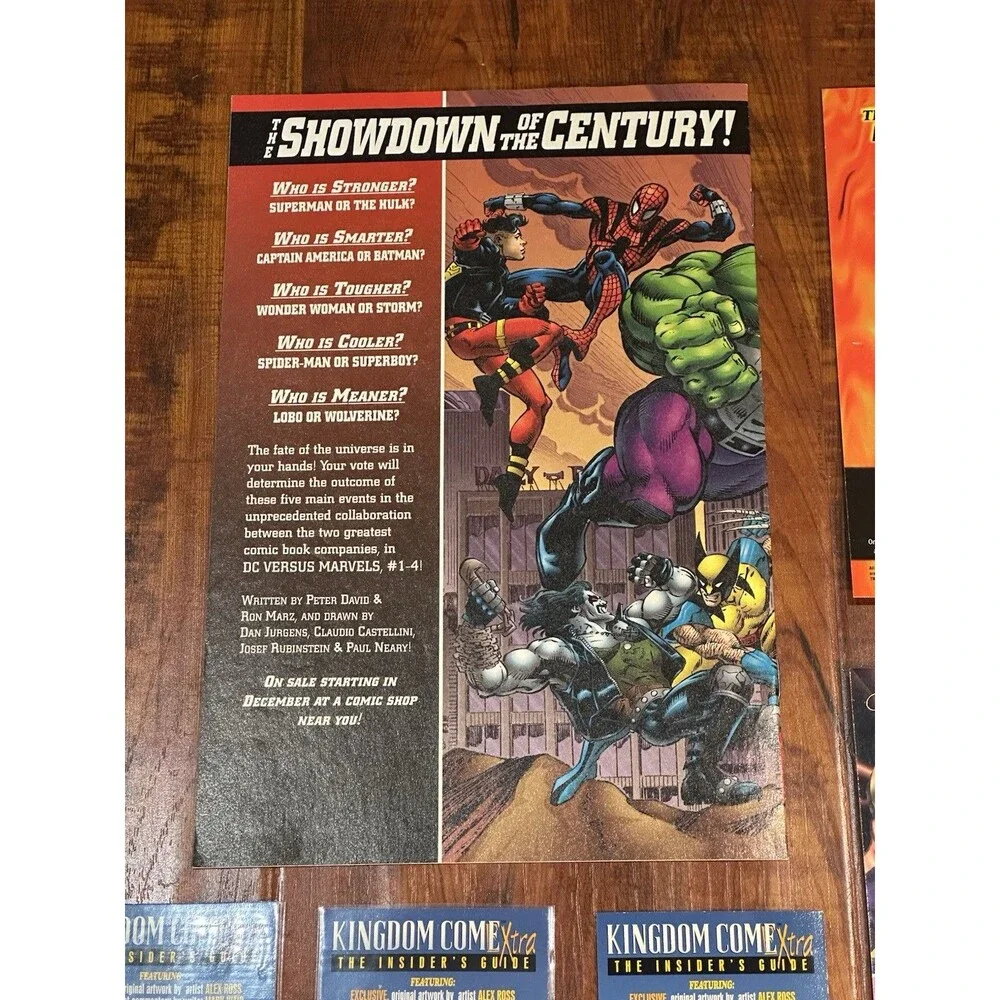 Lot of (12) Marvel DC Trading Promo Cards Batman Superman X-Men Spider-Man +